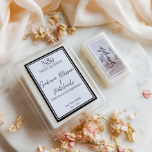 Load image into Gallery viewer, SAKURA BLOSSOM &amp; PATCHOULI | Preserved Pink Delphinium Infused Wax Melts
