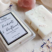 Load image into Gallery viewer, ROCKSALT &amp; DRIFTWOOD | Pink Rose Quartz Crystal Infused Wax Melts
