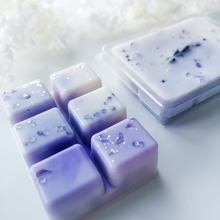 Load image into Gallery viewer, LAVENDER SPA | Preserved Lavender, Ametrine &amp; Amethyst Crystals Infused Wax Melts
