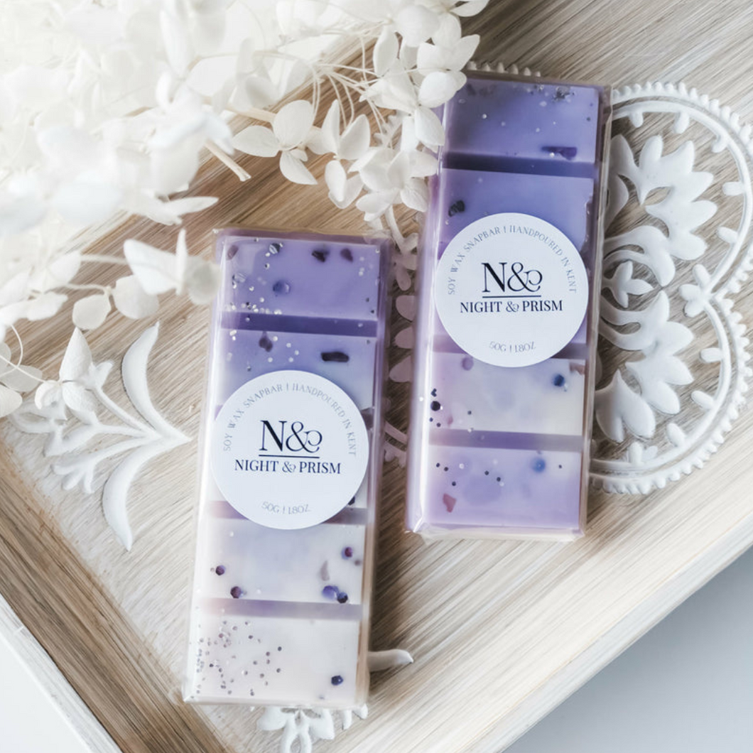 LAVENDER SPA | Preserved Lavender, Ametrine & Amethyst Crystals Infused Wax Melts